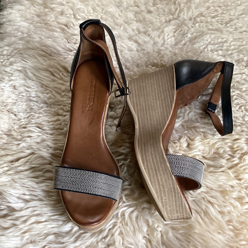Sparkly summer platform size 37